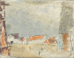 Village in Thuringia by Lyonel Feininger